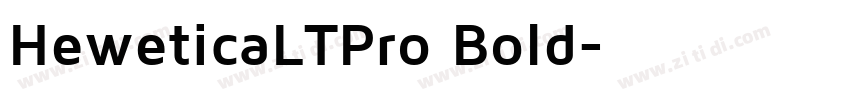 HeweticaLTPro Bold字体转换